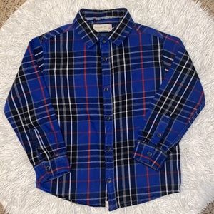 Zara Kids Fleece Button Down Shirt